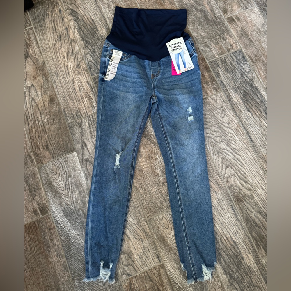 S.O.N.G maternity Distressed Skinny Jeans